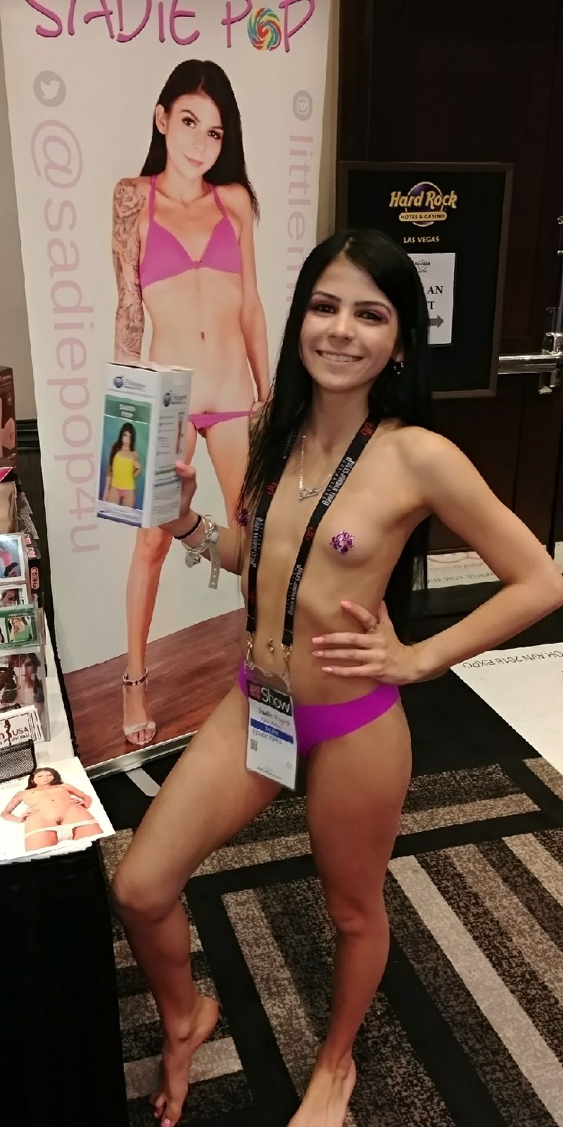“Sadie Pop launches her first sex toy from pleasure products USA”