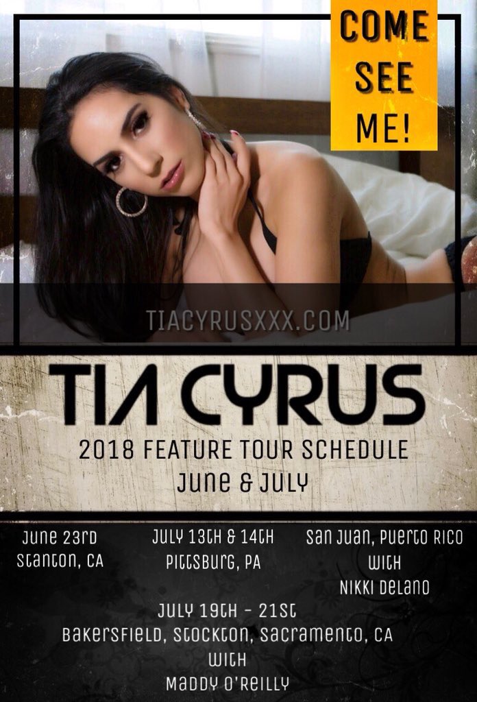 “Cyrus headling at TJ’s Showcase in Stanton June 23rd ”
